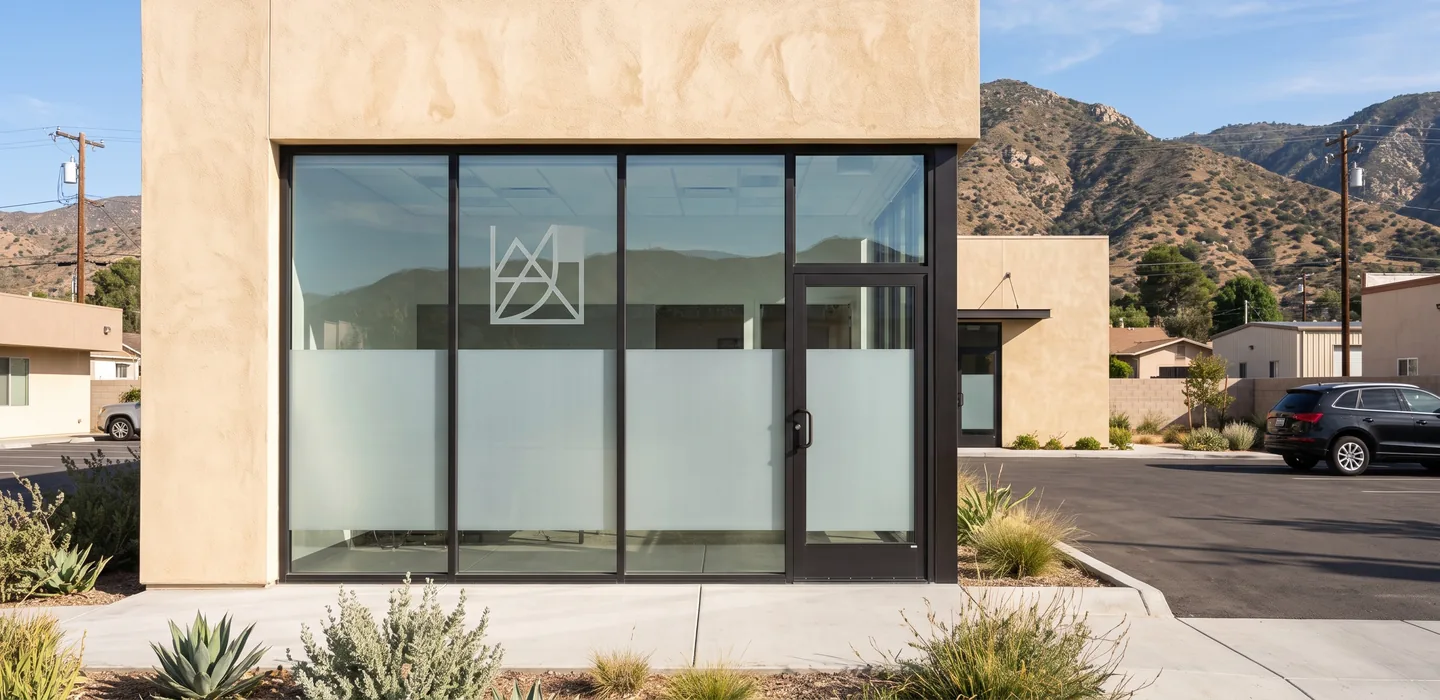 Custom cut window graphics Yucaipa CA professional A-Team Window Solutions, LLC